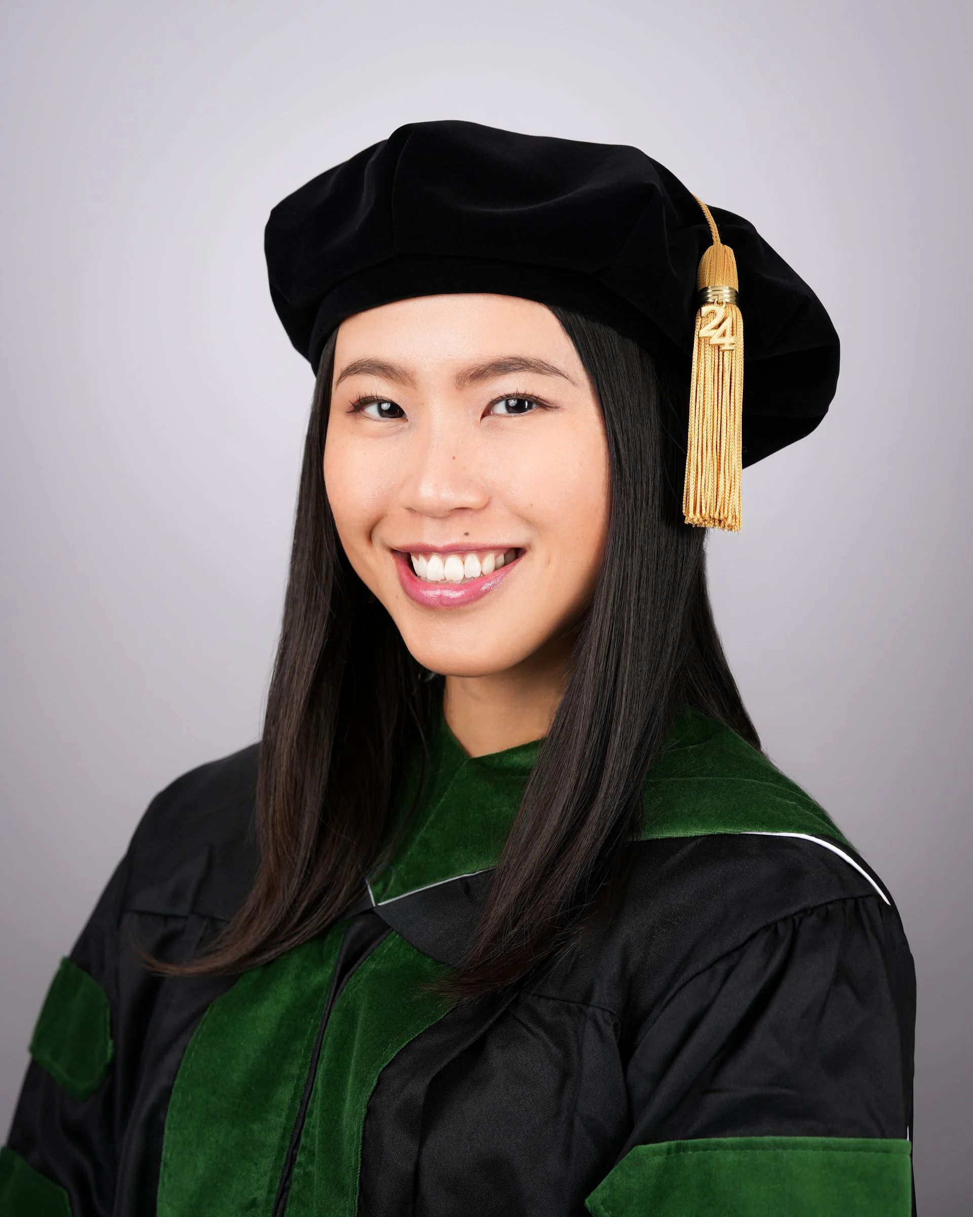 Graduation headshot in Cupertino, California