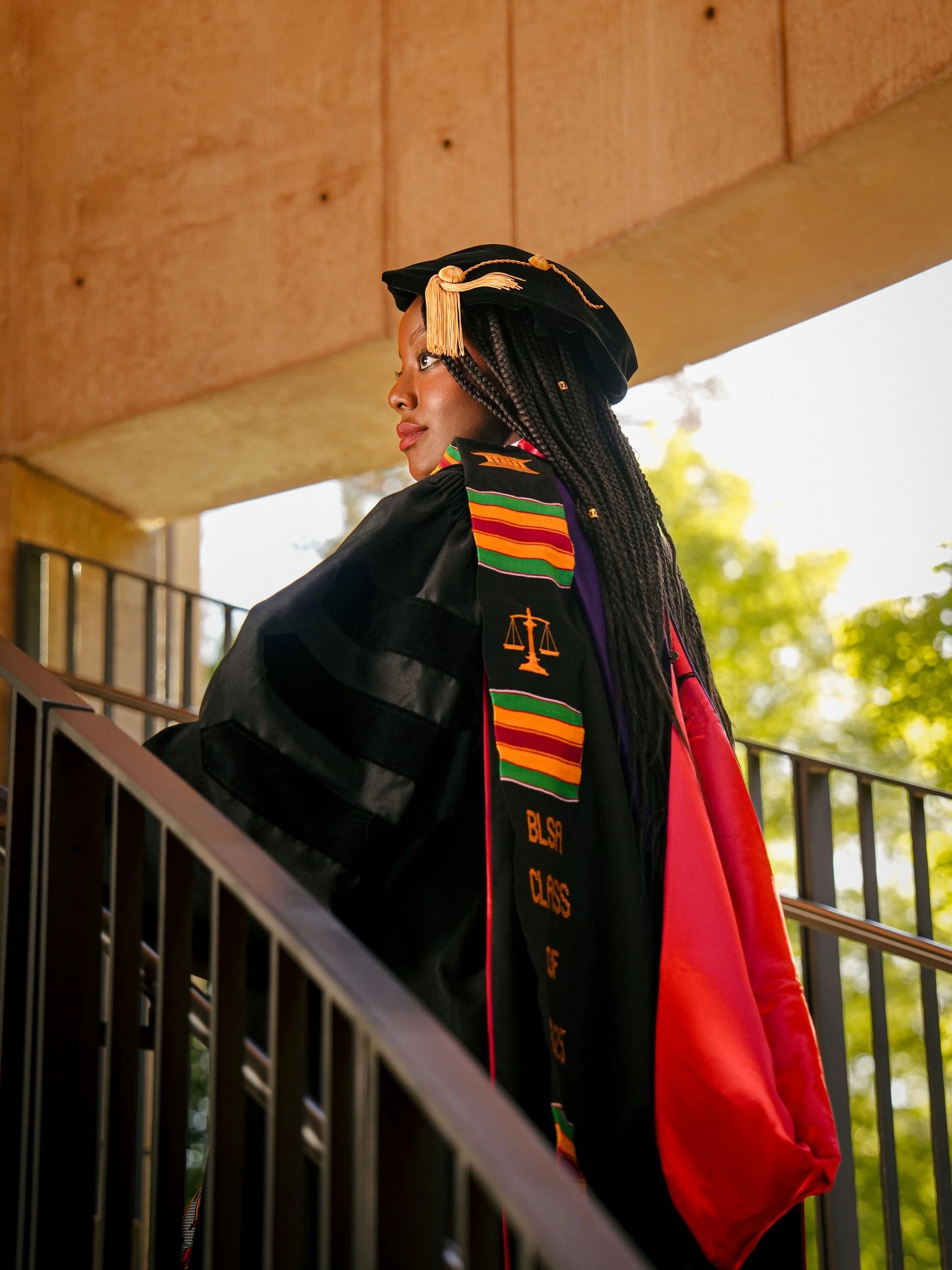 Graduation studio portrait in Los Gatos, California