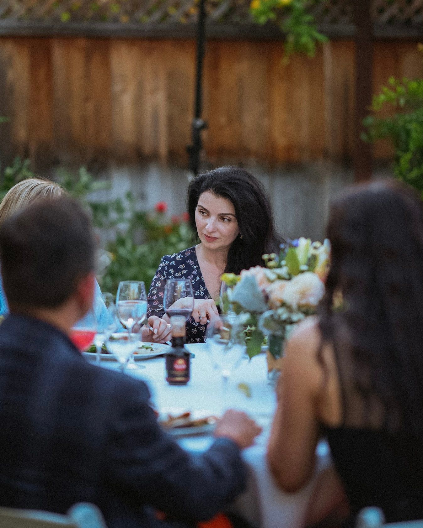 Crowd celebrating together in San Jose, California Crowd celebrating together in San Jose, California